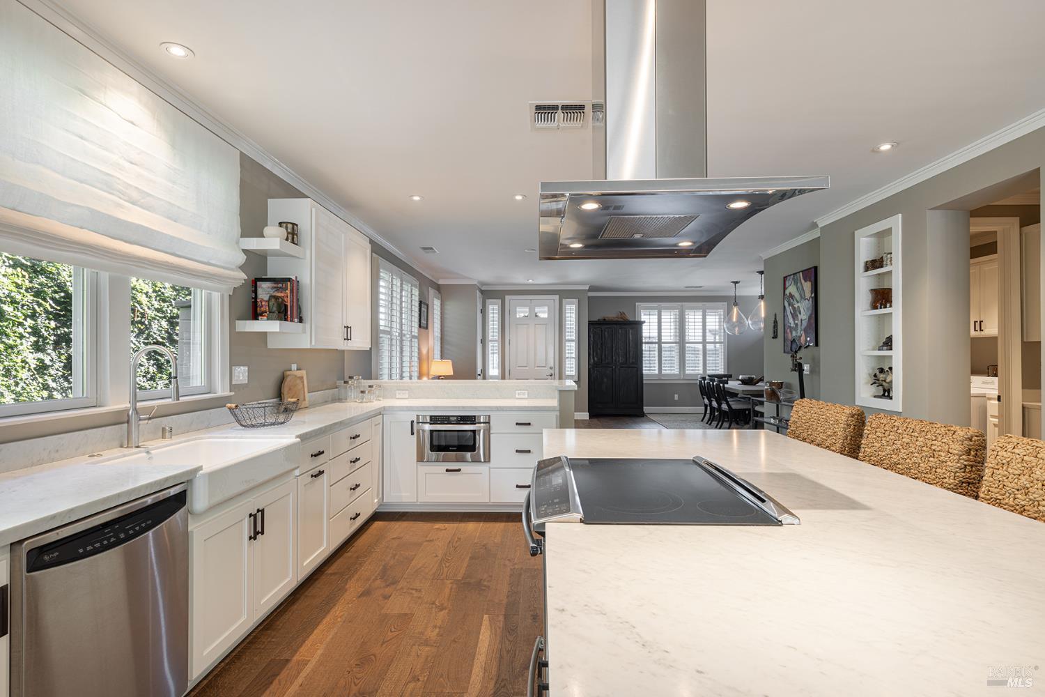 1982 Adams Street Yountville, CA 94599 - Photo 7 of 69 a large white kitchen with a large window