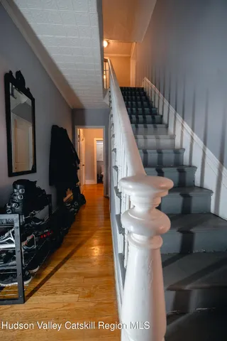 a view of entryway and hall