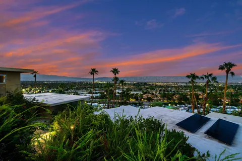 a view of a city and a lake view