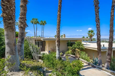 a view of a house with a patio