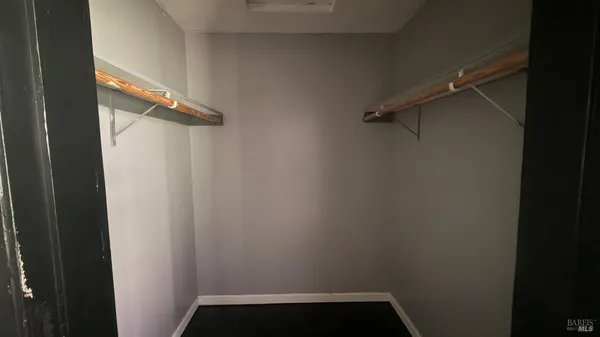 a view of backyard with green space