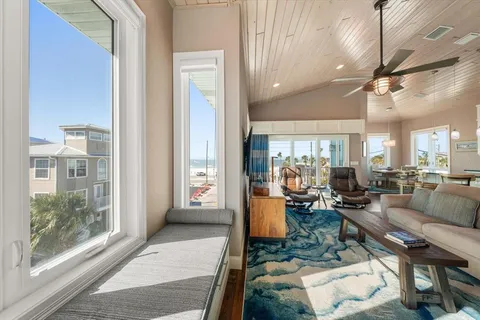 a bathroom with a window and a window