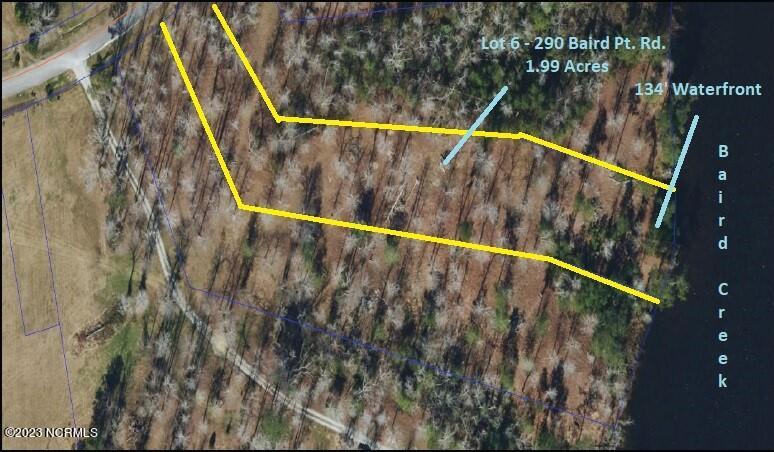 390 Baird Point Road Grantsboro, NC 28529 - Photo 2 of 46 Private 1.99 acre Waterfront Lot with 134' of waterfront with big views.