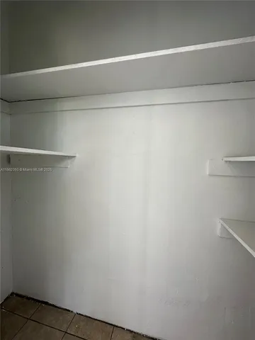 a close up view of racks on the wall