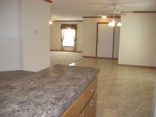 407 James Road Elwood, IL 60421 - Photo 5 of 15 a view of a bathroom with a granite countertop sink and a mirror