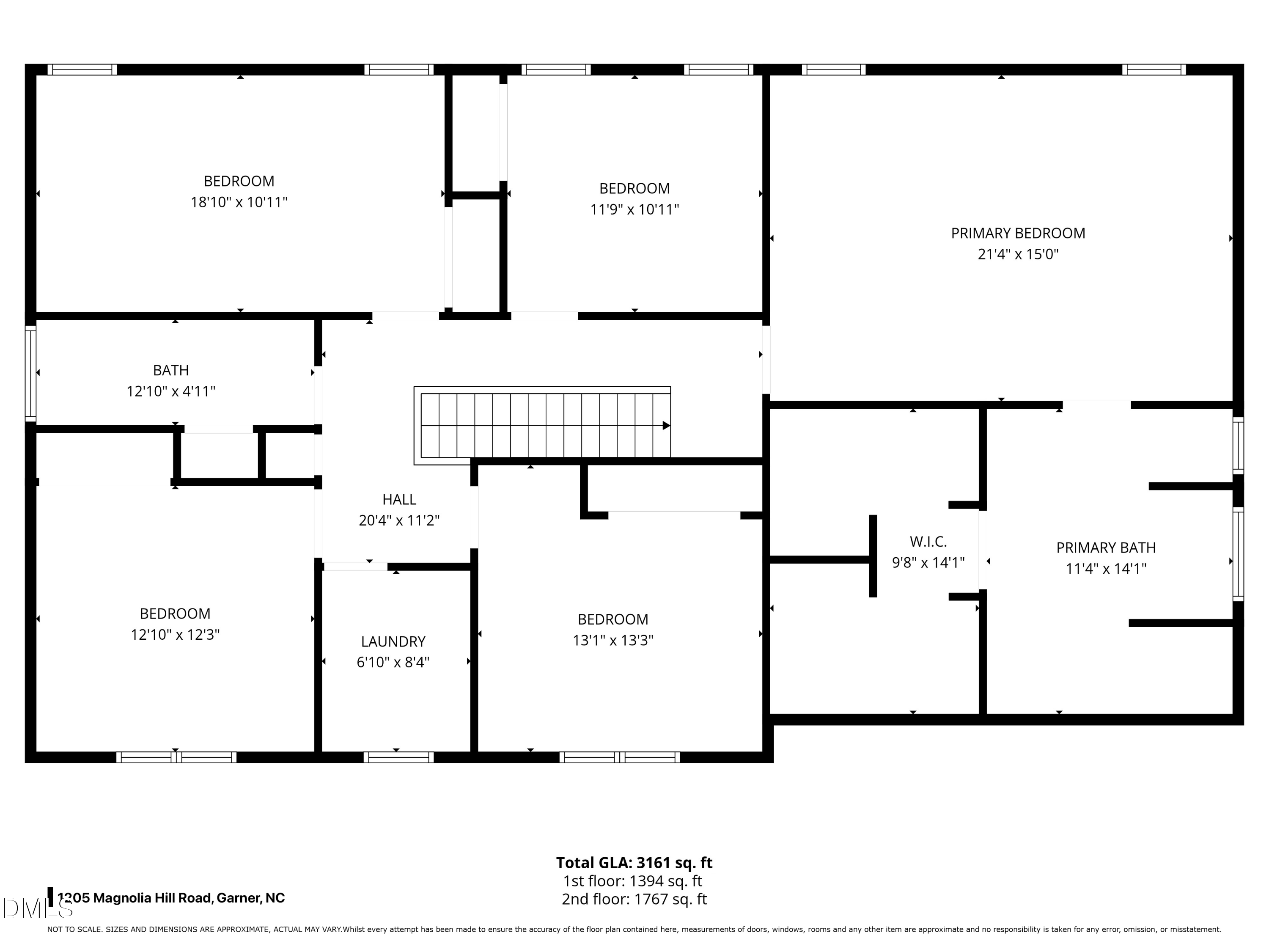 1205 Magnolia Hill Road Garner, NC 27529 - Photo 41 of 41 a picture of a floor plan