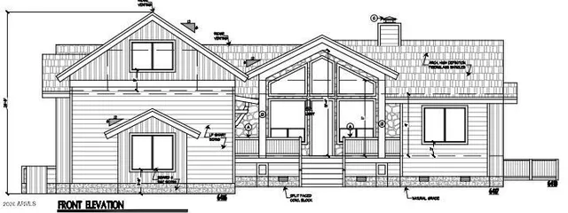 a view of a large white building