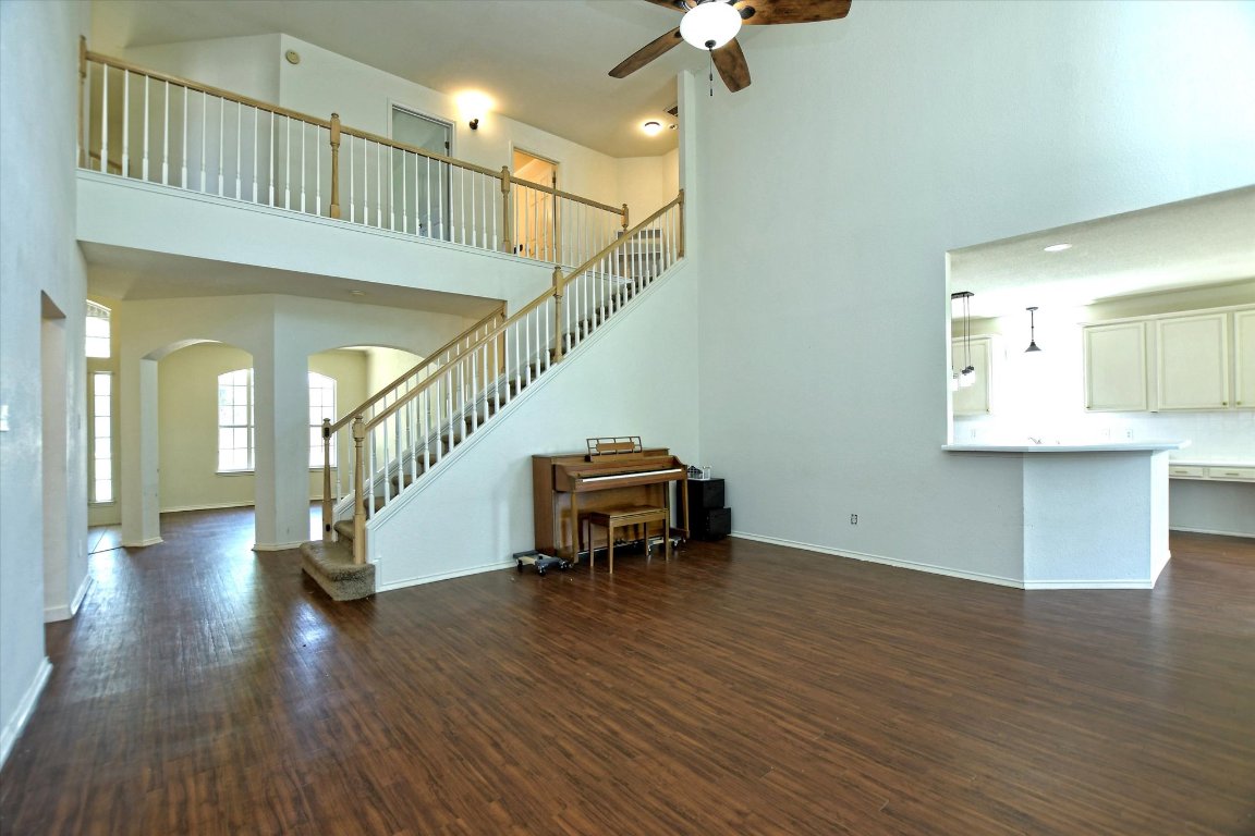 301 Gulfstream Drive Georgetown, TX 78626 - Photo 12 of 35 a view of entryway and hall with wooden floor