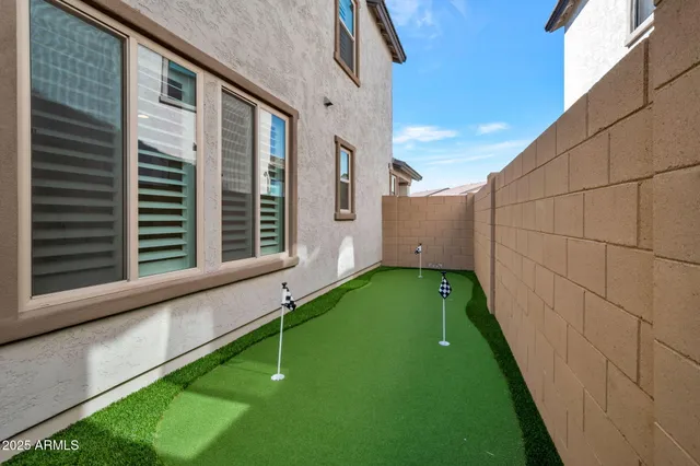 a view of a hallway with closet