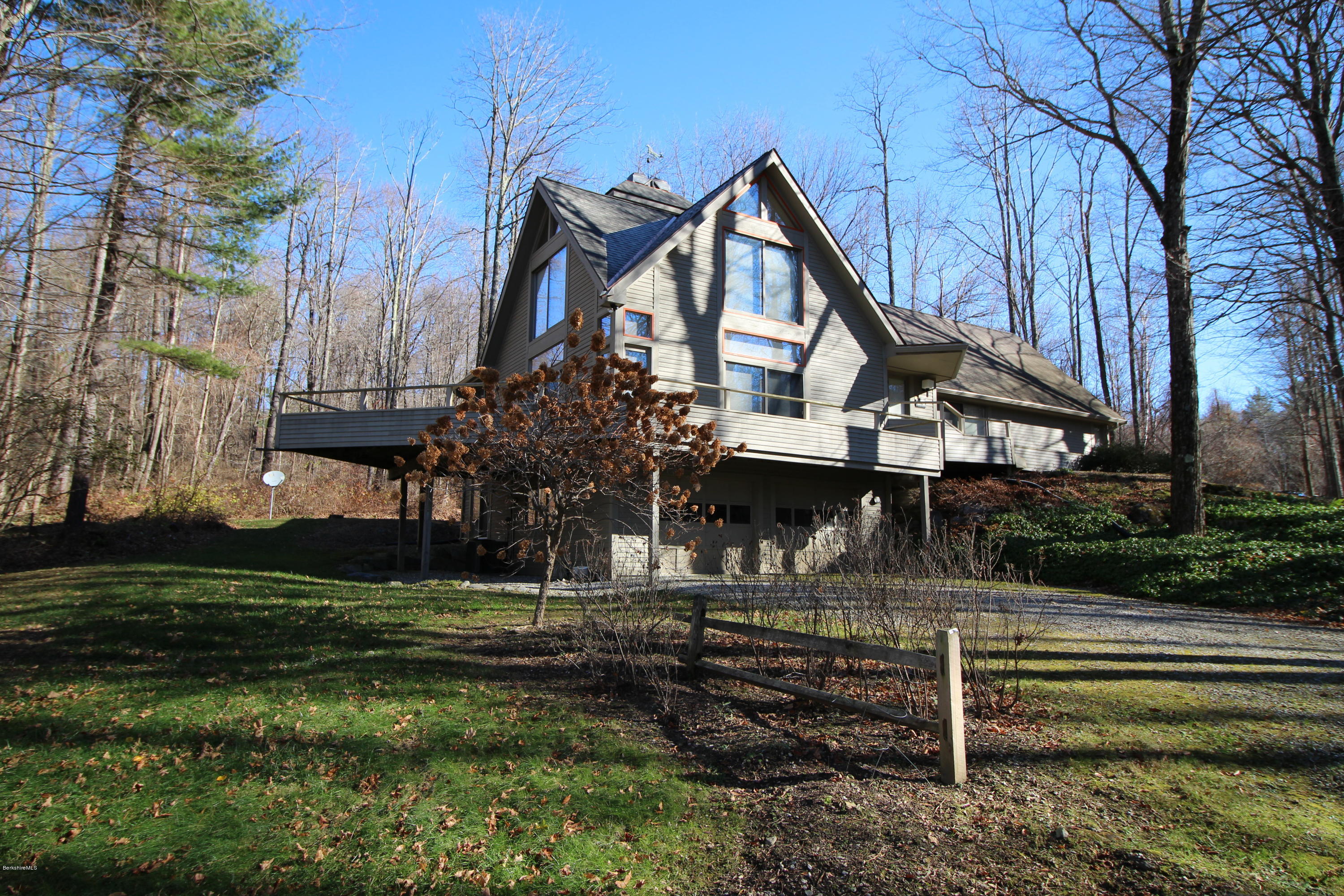 58 Maple Hill Road West Stockbridge, MA 01266 - Photo 1 of 21 a front view of house with a garden