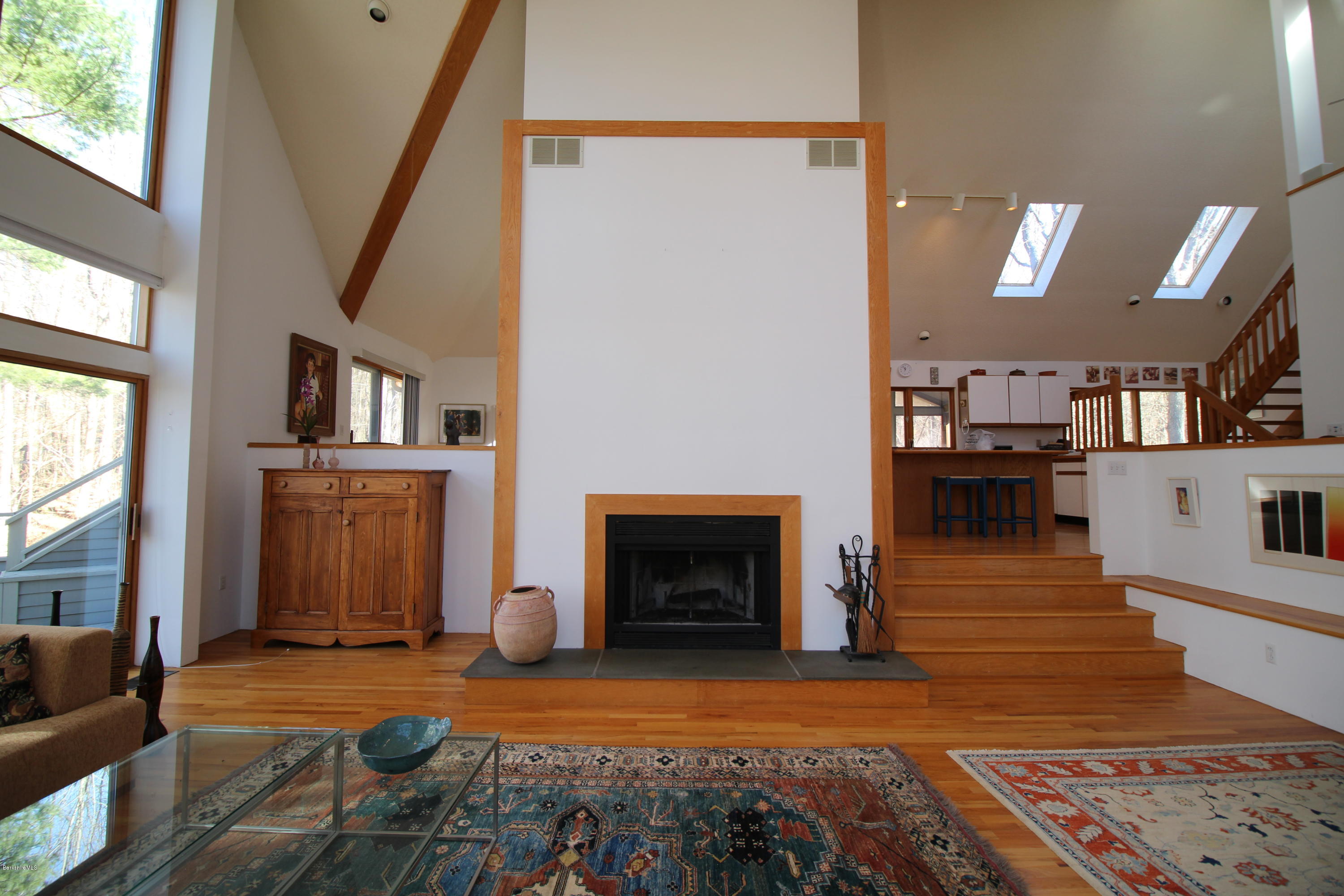 58 Maple Hill Road West Stockbridge, MA 01266 - Photo 11 of 21 a living room with furniture and a fireplace