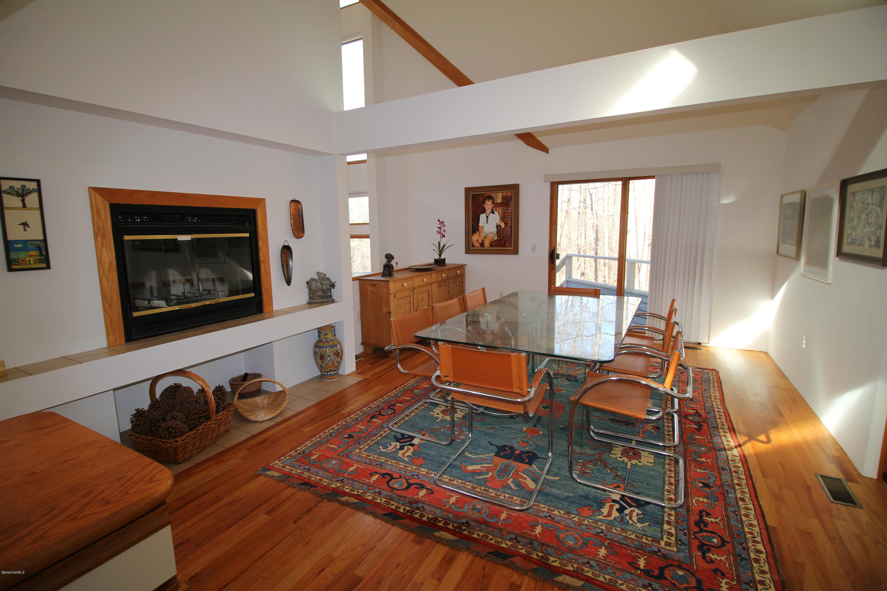 58 Maple Hill Road West Stockbridge, MA 01266 - Photo 12 of 21 a living room with furniture and a fireplace