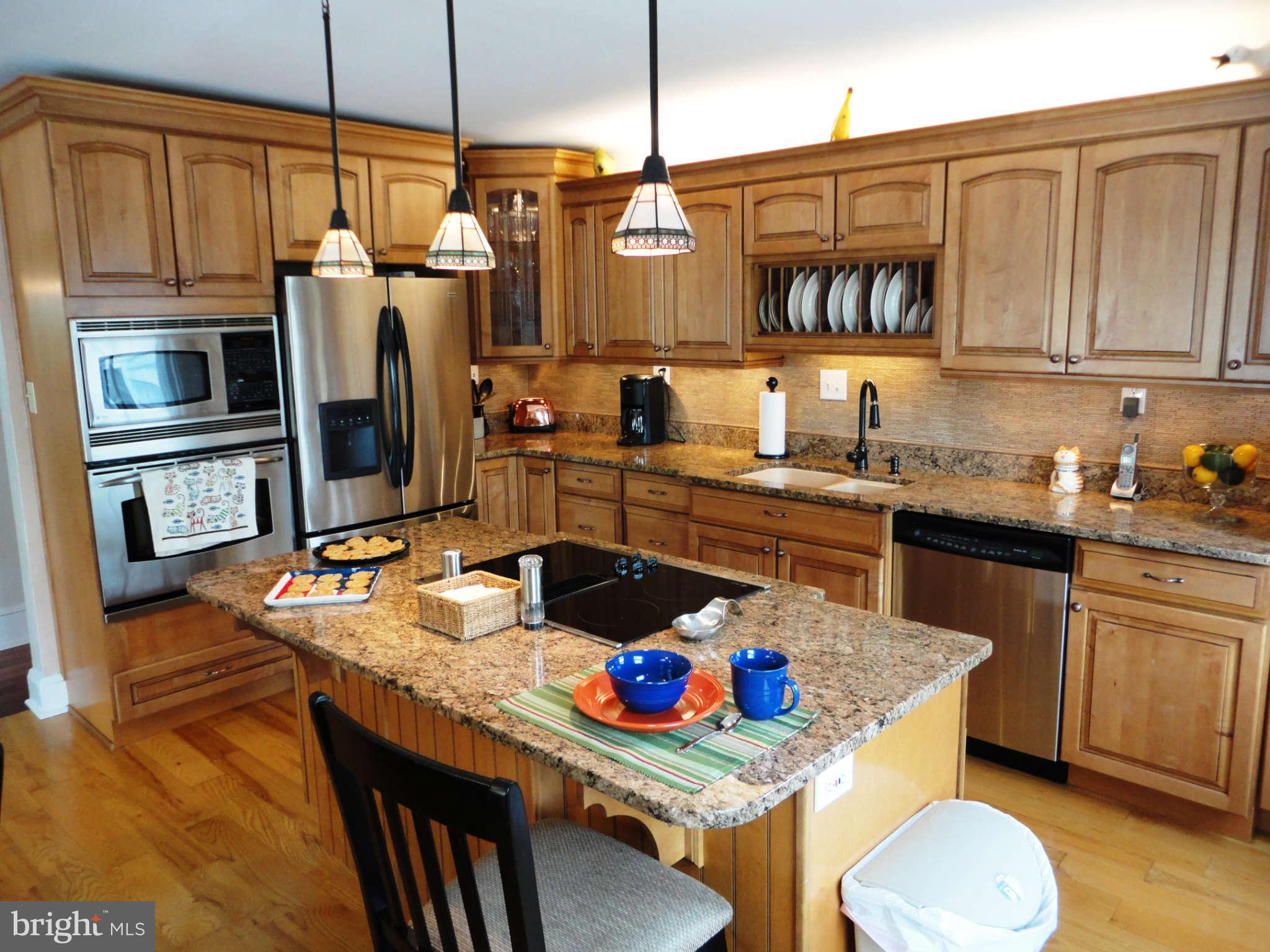210 Ashland Road Cockeysville, MD 21030 - Photo 2 of 25 Gourmet Maple Kitchen w Granite and SS
