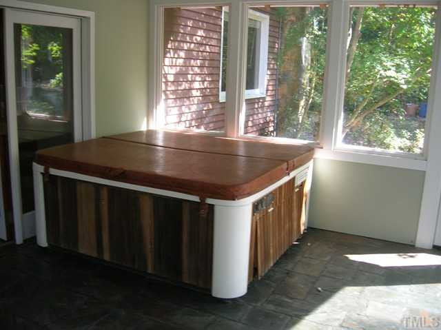 1202 Trail End Road Durham, NC 27712 - Photo 6 of 18 Sun Room w/ Hot Tub