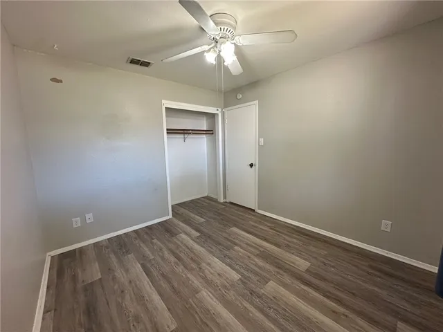 wooden floor in an empty room