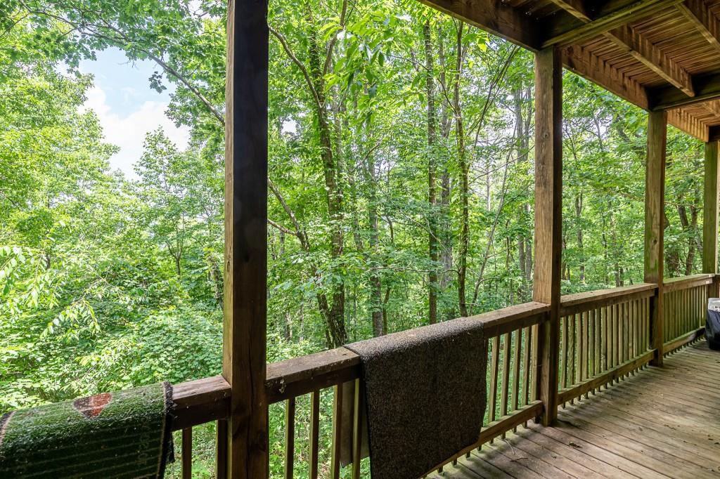 124 Adair Drive Ranger, GA 30734 - Photo 21 of 25 a view of a garden from a balcony