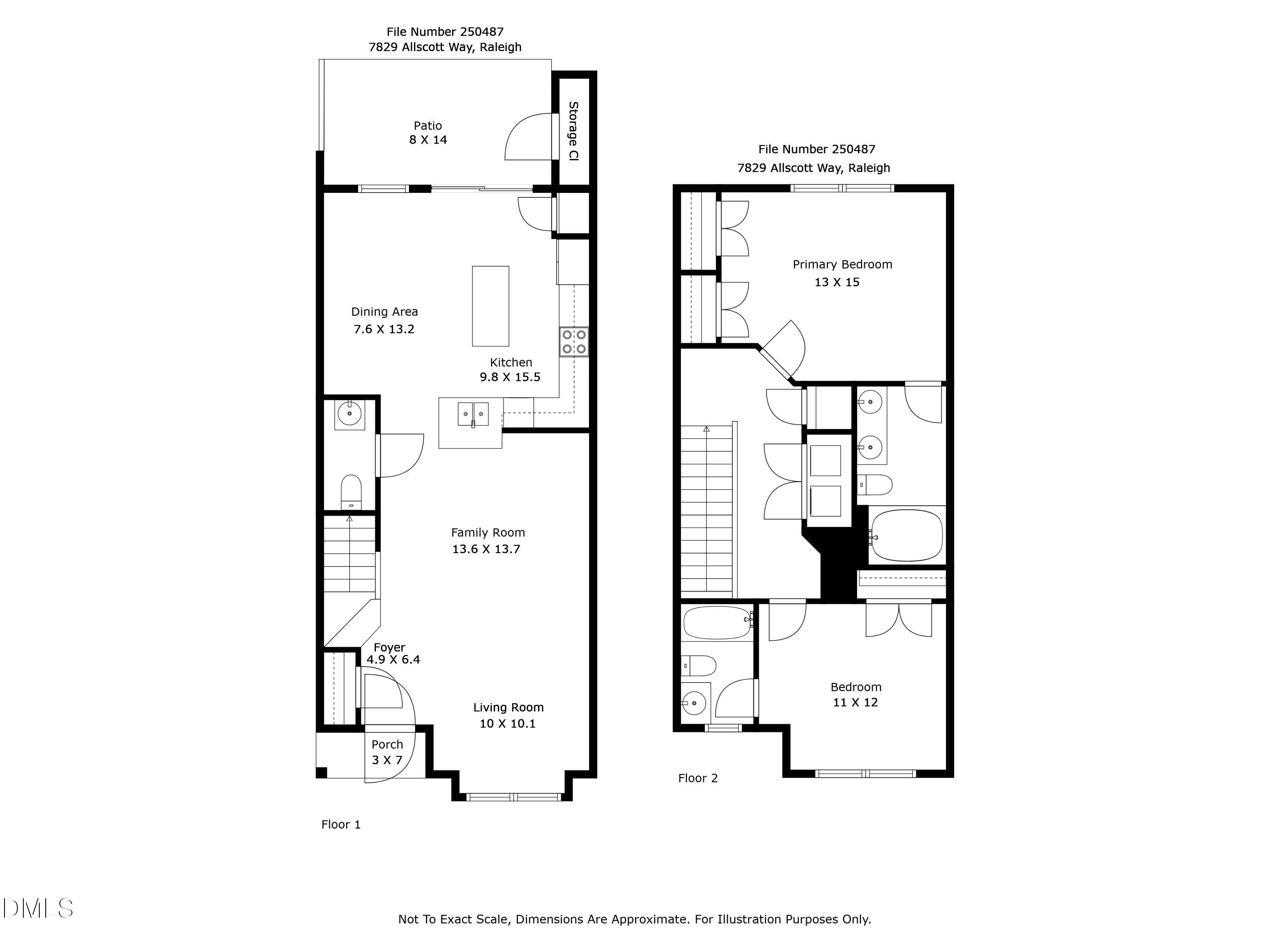 7829 Allscott Way Raleigh, NC 27612 - Photo 12 of 12 Floor Plan Photo_7829 Allscott