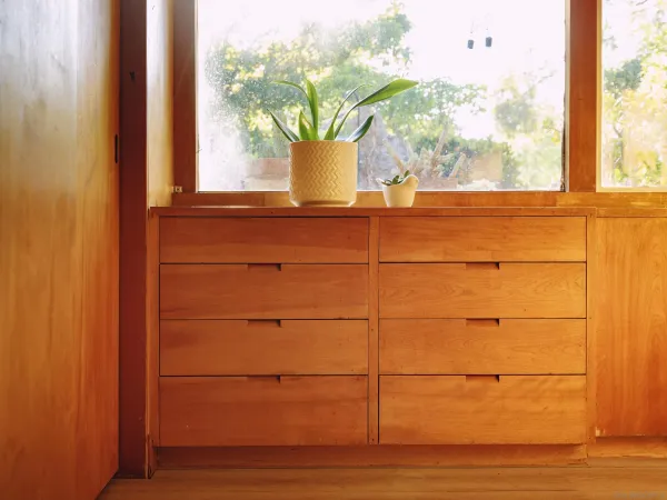a view of a window with wooden floor