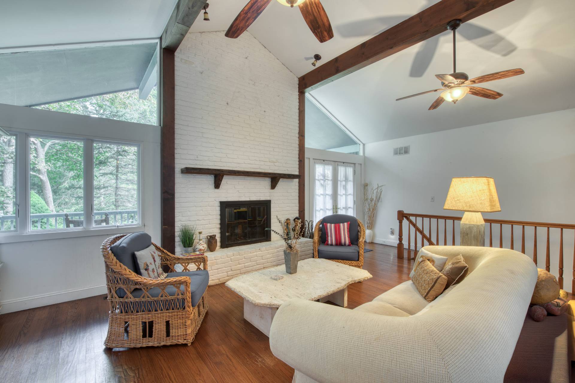 1 Abigails Path East Hampton, NY 11937 - Photo 5 of 18 a living room with furniture and a fireplace