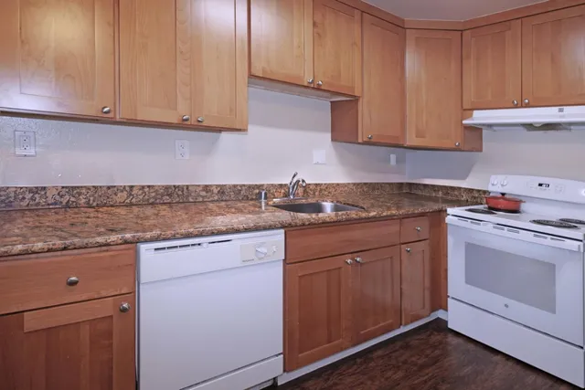 a view of a room with a wardrobe space