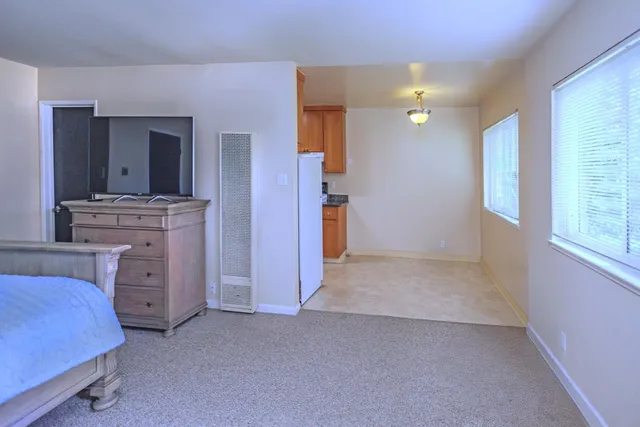 a car parked in a room