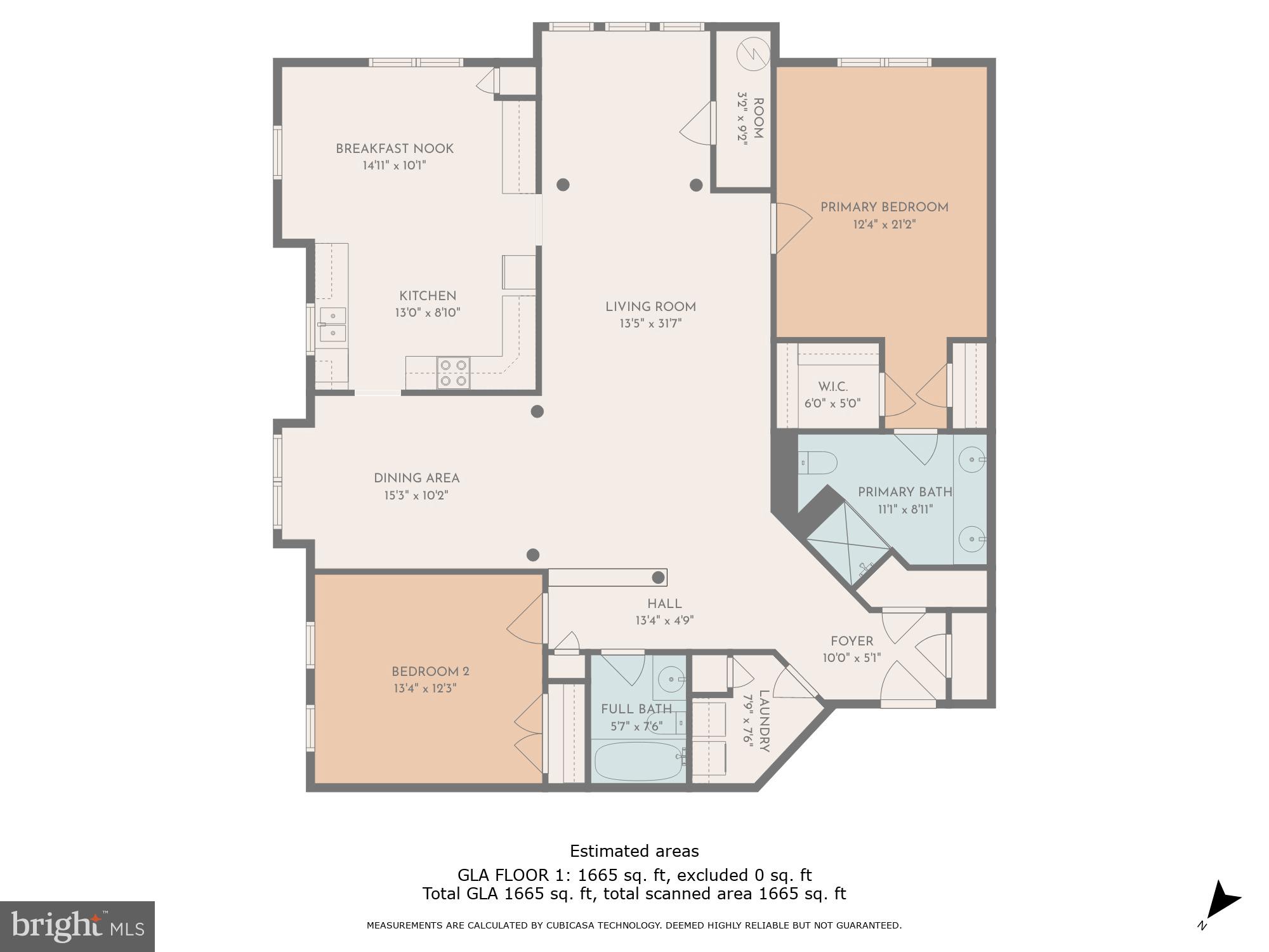 8601 Roaming Ridge Way, Unit 203 Odenton, MD 21113 - Photo 31 of 31 Floor Plan