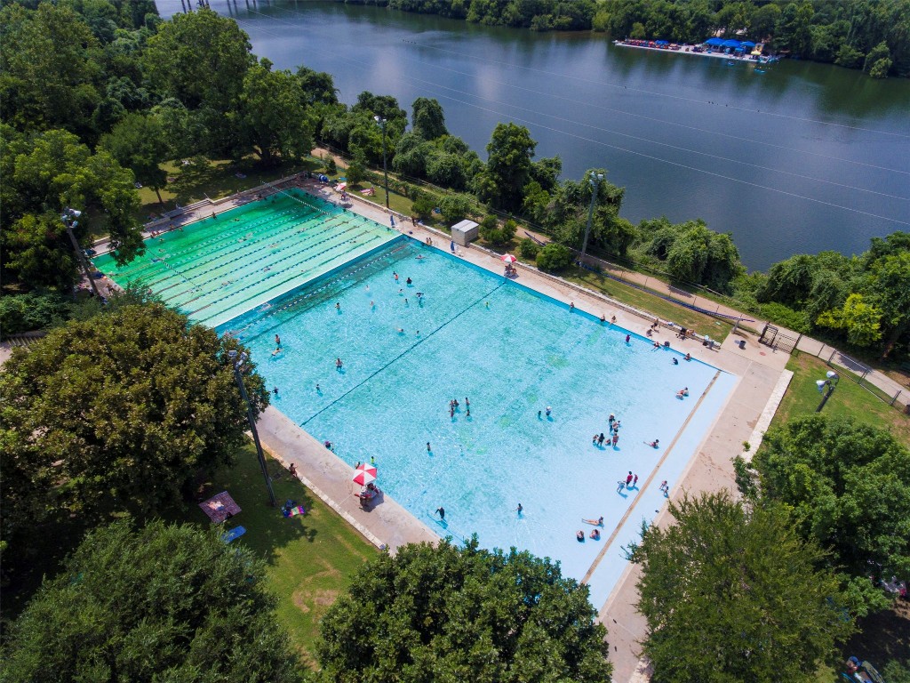 1302 Norwalk Lane Austin, TX 78703 - Photo 30 of 34 an aerial view of a house