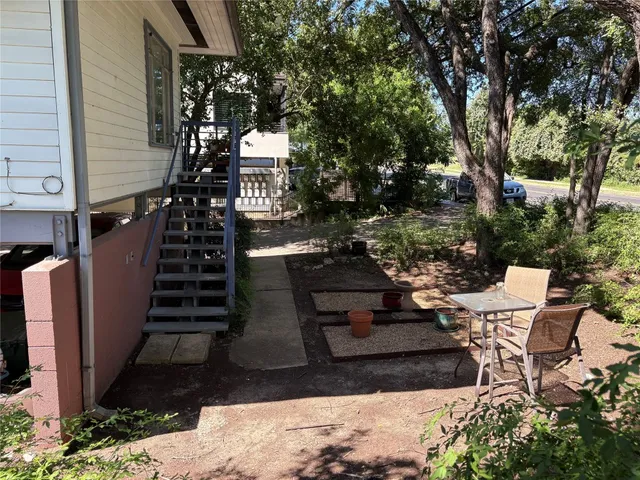 a view of outdoor space and deck