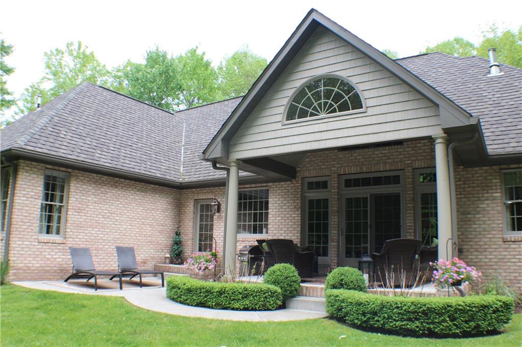 2667 Snake Run Road Wampum, PA 16157 - Photo 2 of 25 Covered Rear Patio off the Living Room