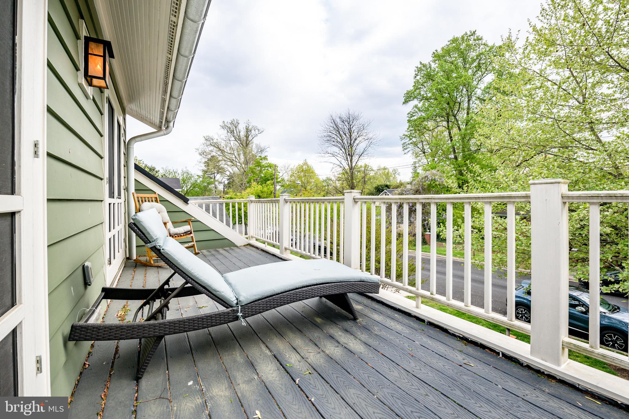 5809 Sherier Place Northwest Washington, DC 20016 - Photo 26 of 48 2nd floor balcony