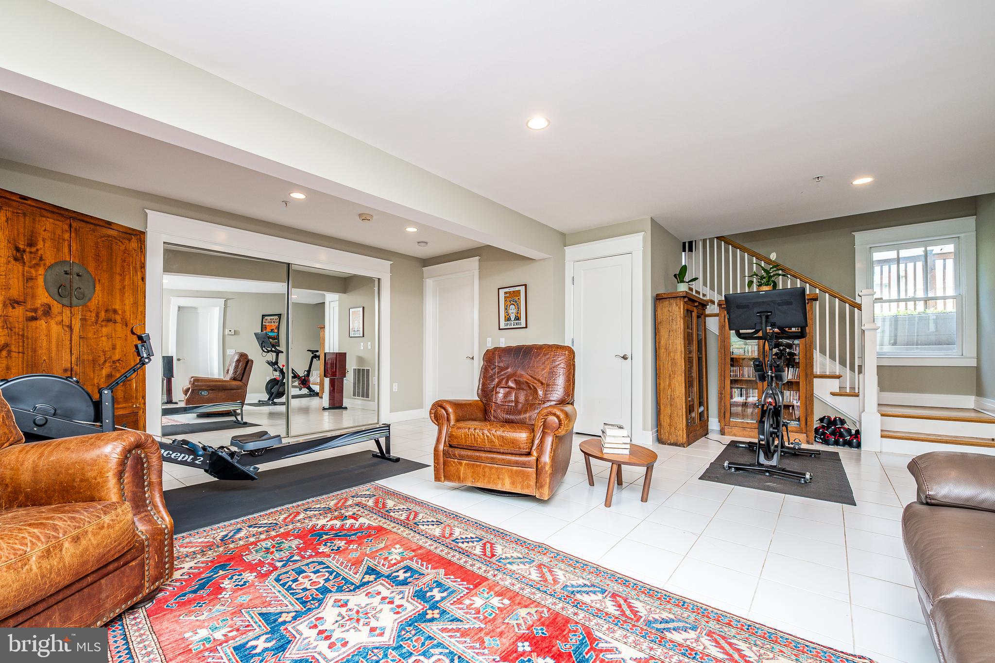 5809 Sherier Place Northwest Washington, DC 20016 - Photo 29 of 48 Lower level rec room