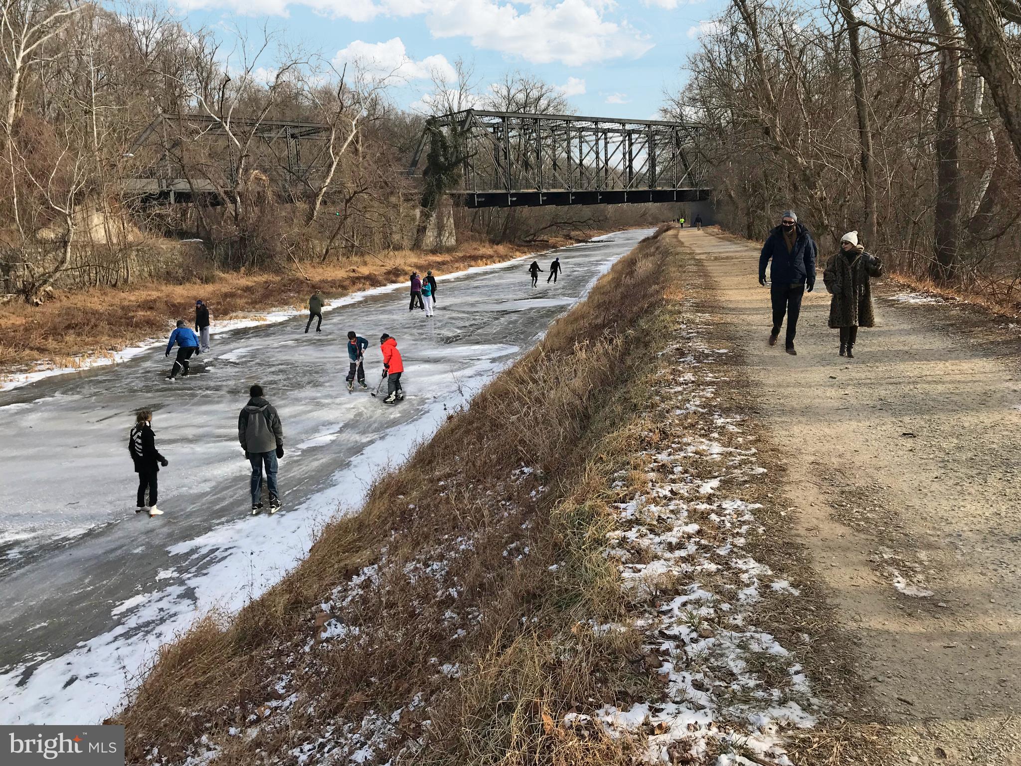 5809 Sherier Place Northwest Washington, DC 20016 - Photo 45 of 48 Winter on the C&O canal