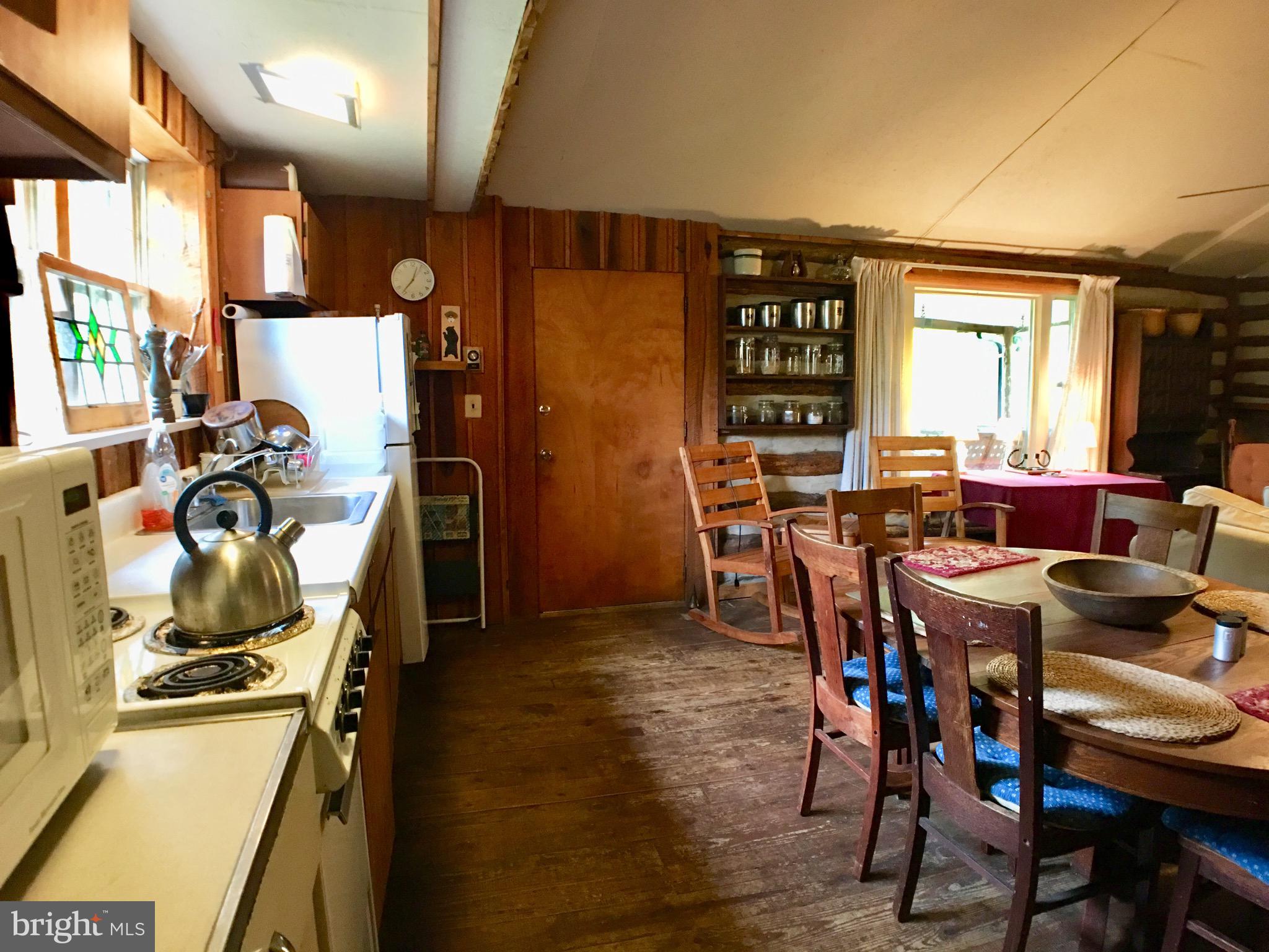 1515 Fort Valley Road Luray, VA 22835 - Photo 70 of 148 Main Cabin -Kitchen/Dining/Living & Wood Fireplace