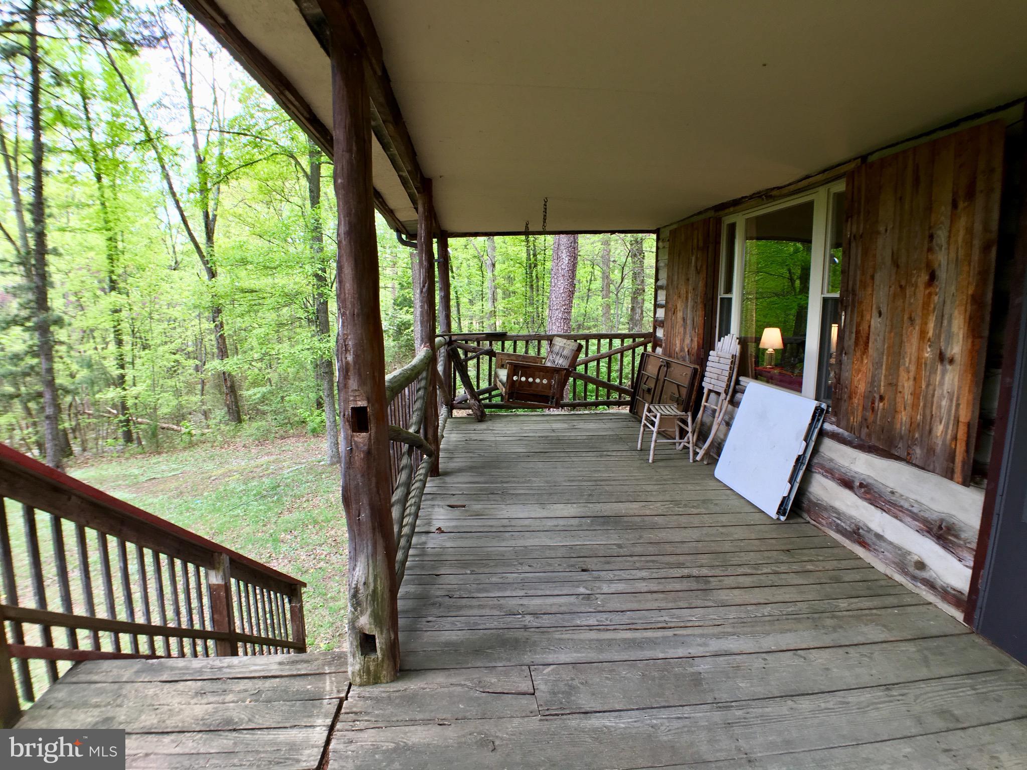 1515 Fort Valley Road Luray, VA 22835 - Photo 87 of 148 Main Cabin - Covered Rear Deck