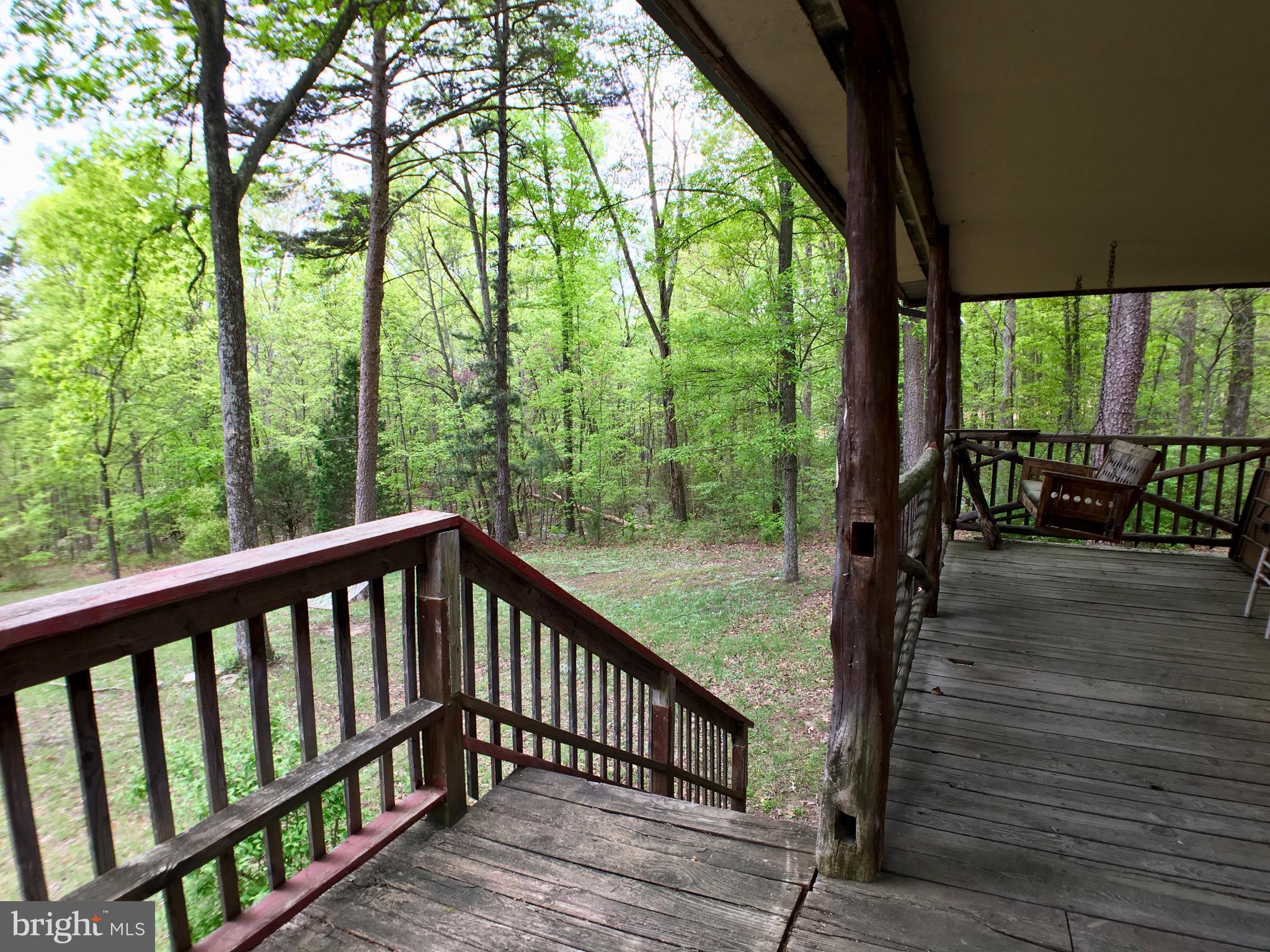 1515 Fort Valley Road Luray, VA 22835 - Photo 88 of 148 Main Cabin - Covered Rear Deck