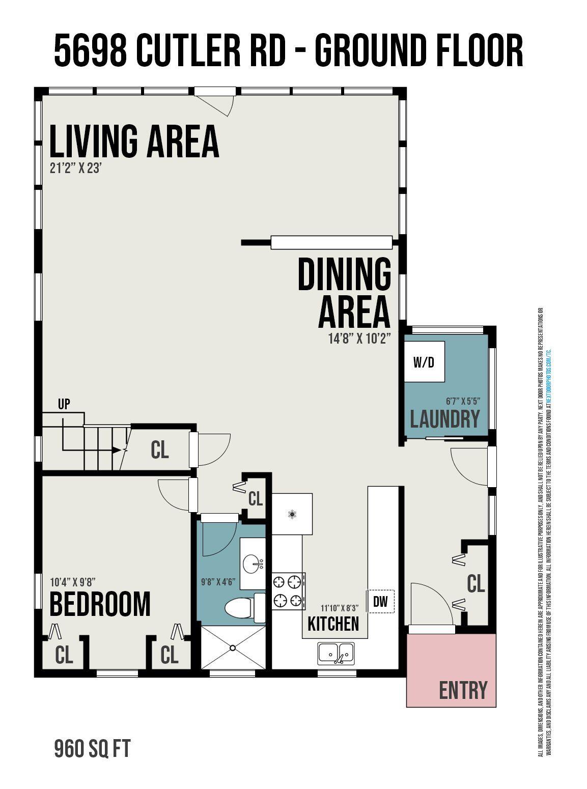 5698 Cutler Road Lakeview, MI 48850 - Photo 35 of 36 Main Floor Plan