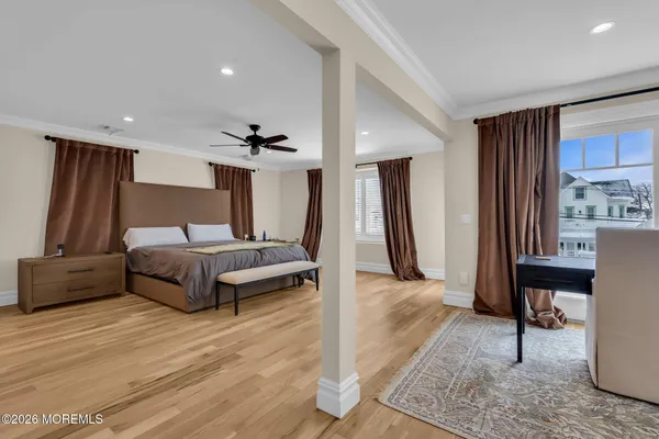 a view of a livingroom with furniture and front door