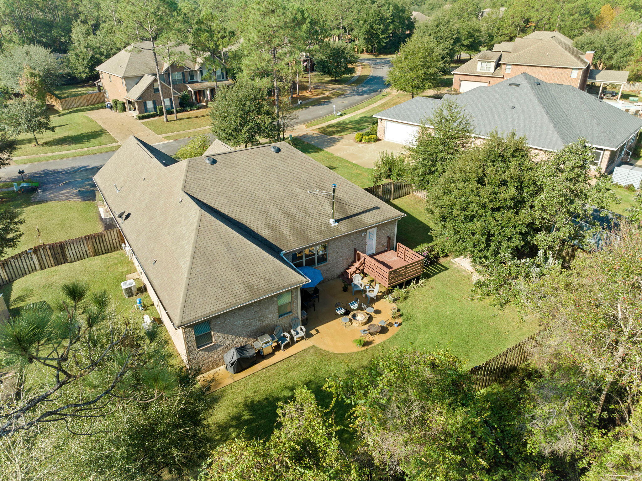 59 Echo Cove Freeport, FL 32439 - Photo 26 of 32 an aerial view of a house with yard swimming pool and outdoor seating