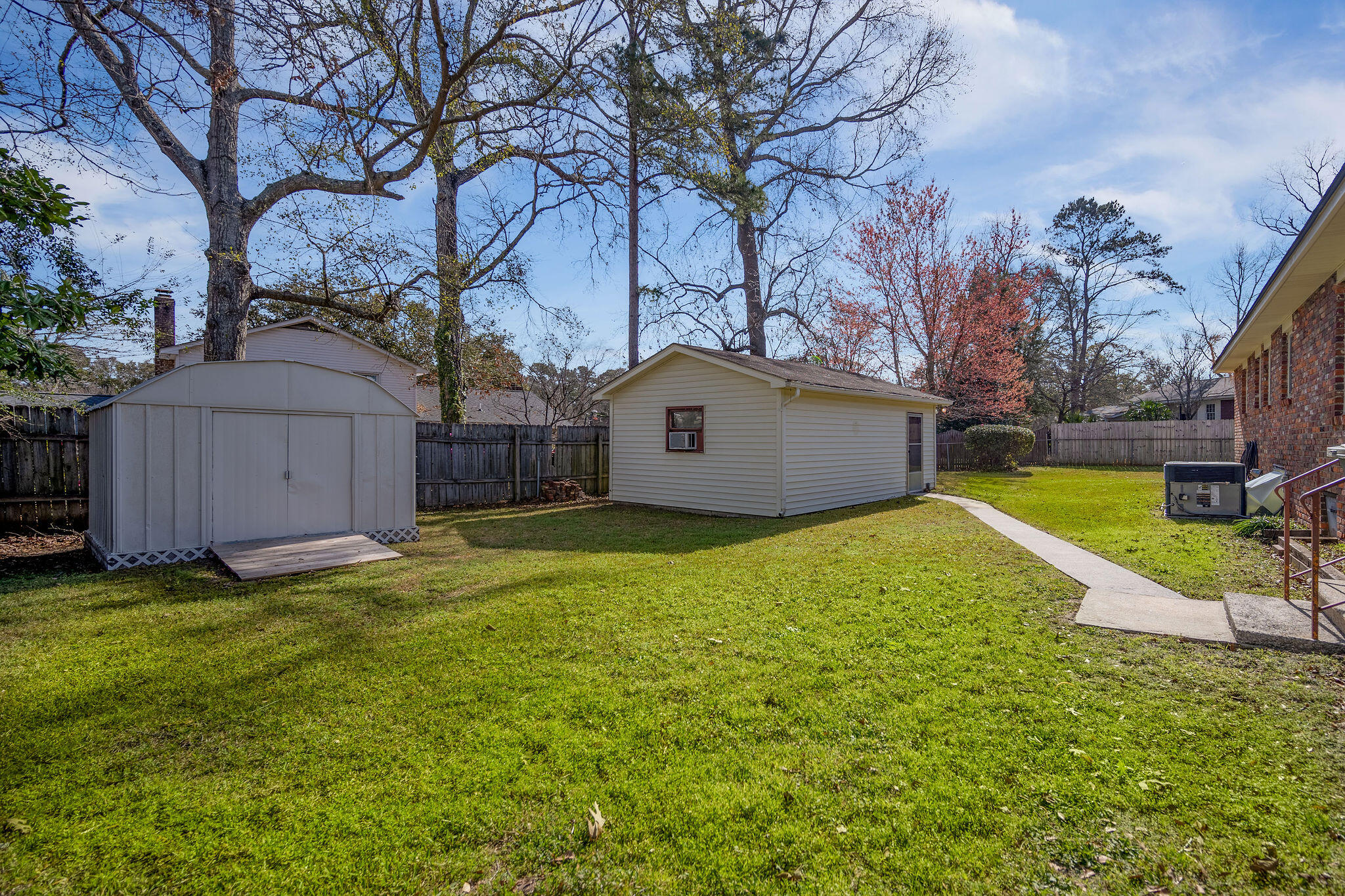 5880 North Rhett Avenue Hanahan, SC 29410 - Photo 20 of 22 Backyard with Garage