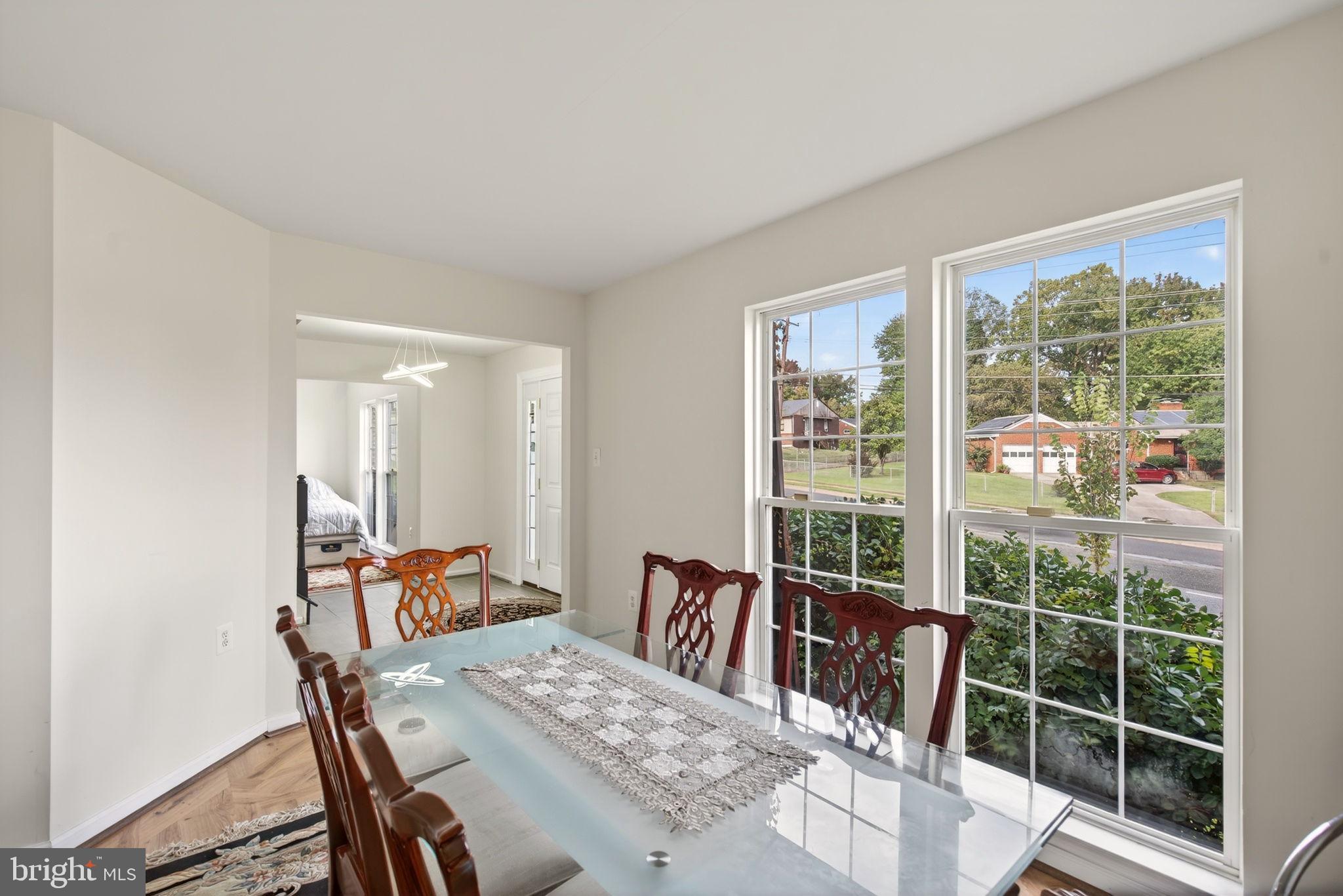 6903 Bock Road Fort Washington, MD 20744 - Photo 41 of 62 a view of a dining room with furniture window and outside view