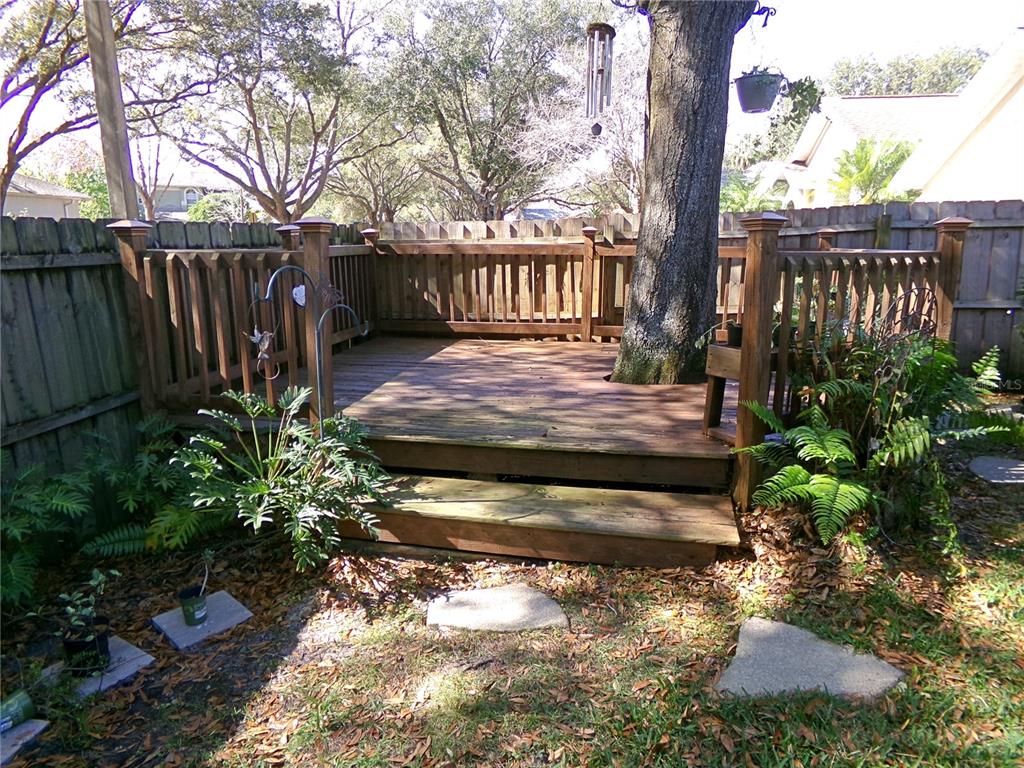 3603 Cypress Meadows Road Tampa, FL 33624 - Photo 33 of 33 a view of a backyard with a garden