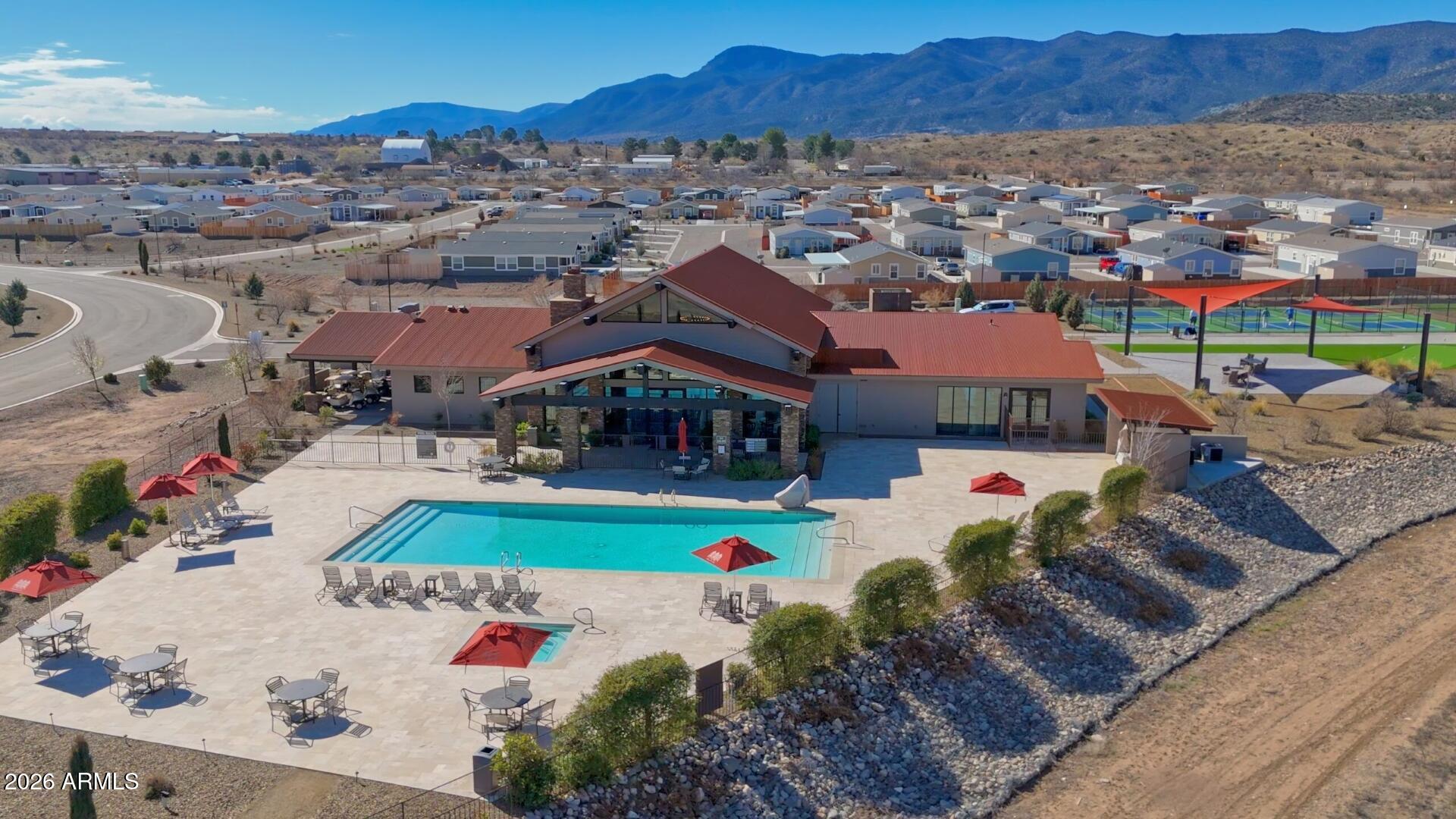 1023 Thorton Road Camp Verde, AZ 86322 - Photo 54 of 57 VREstates Clubhouse Pool Aerial