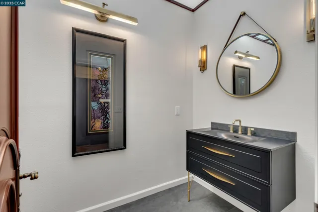 a bathroom with bathtub and window