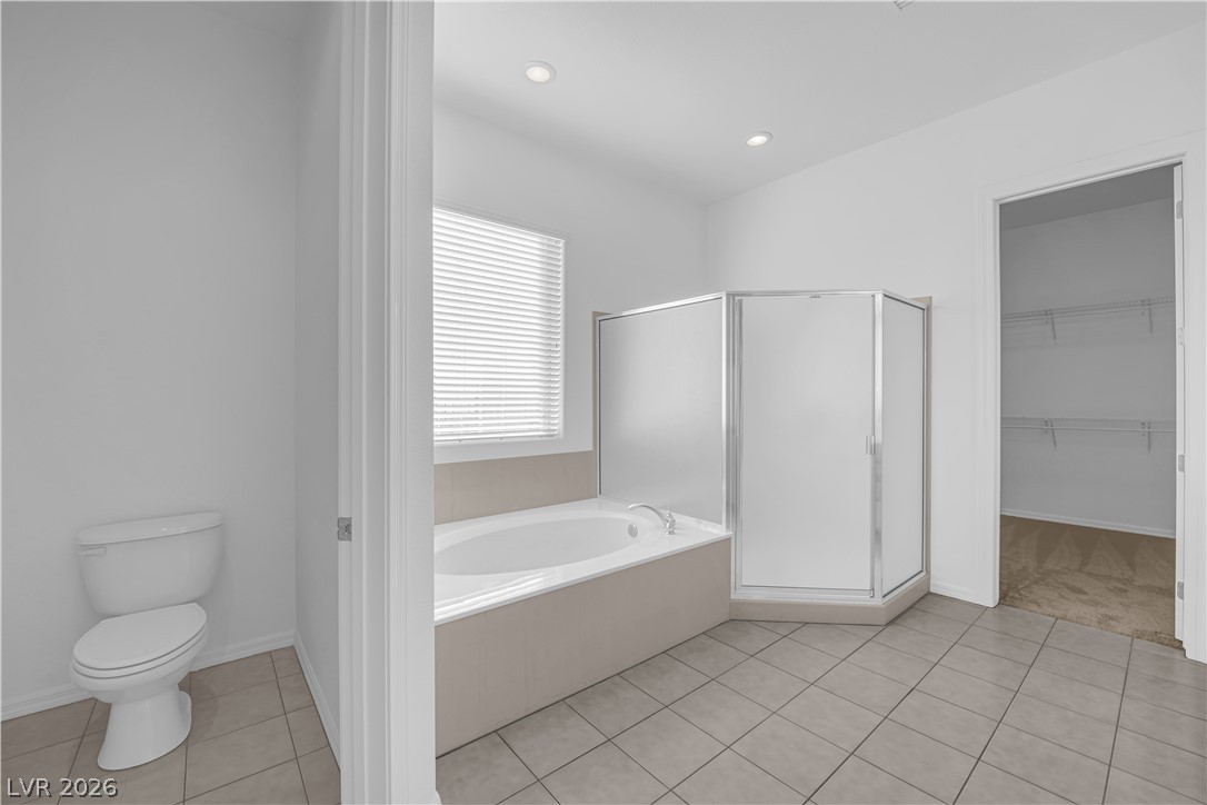 2184 Waterton Rivers Drive Henderson, NV 89044 - Photo 20 of 53 Primary Bathroom with Dual Sinks, Garden Tub, and Separate Shower