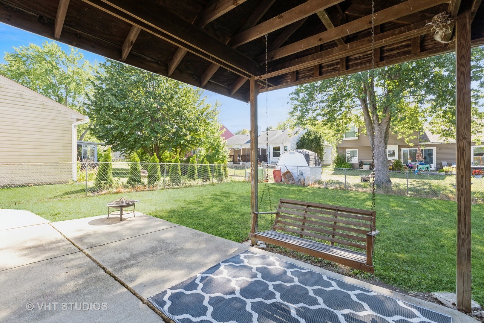 3256 Gresham Lane East Aurora, IL 60504 - Photo 13 of 14 a view of a porch with a small yard