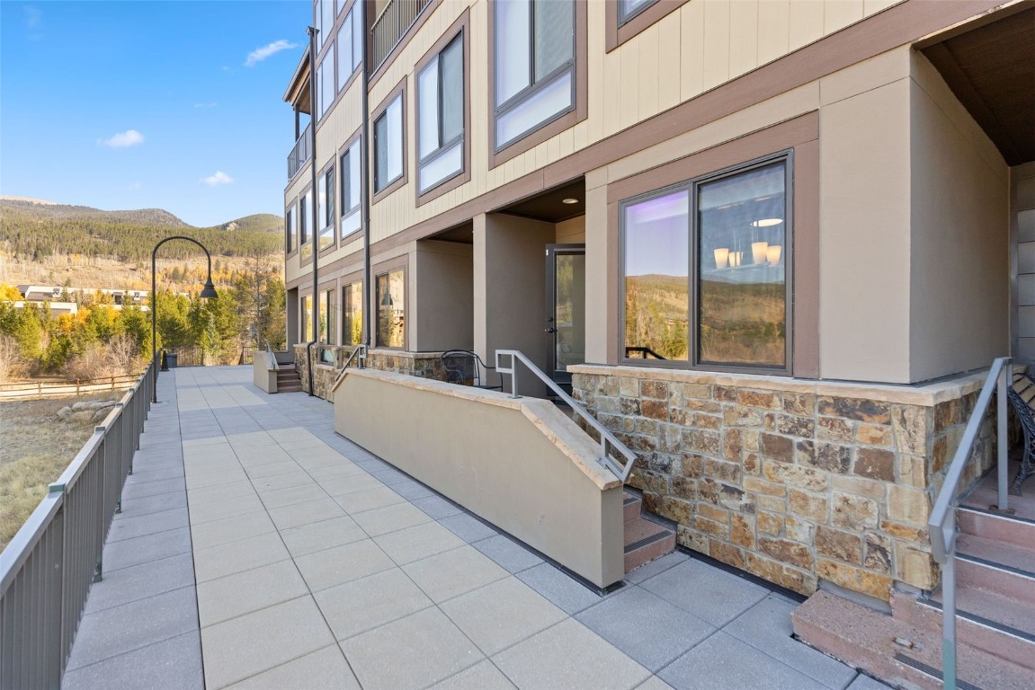 1211 West Keystone Road, Unit 2734 Keystone, CO 80435 - Photo 20 of 37 Entrance to studio from patio.