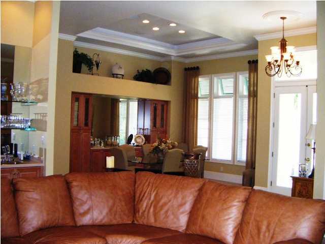 2913 Pine Valley Road Miramar Beach, FL 32550 - Photo 6 of 24 a living room with furniture and a chandelier