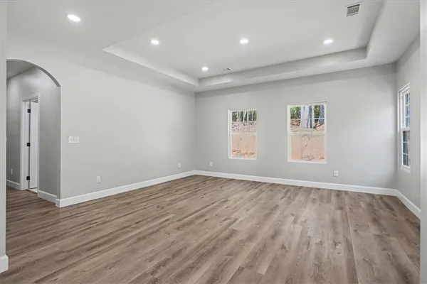 a view of an empty room