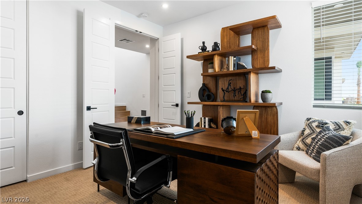 11099 Socrates Ridge Street Las Vegas, NV 89141 - Photo 21 of 29 This dedicated office space provides a functional and inspiring environment for productivity.