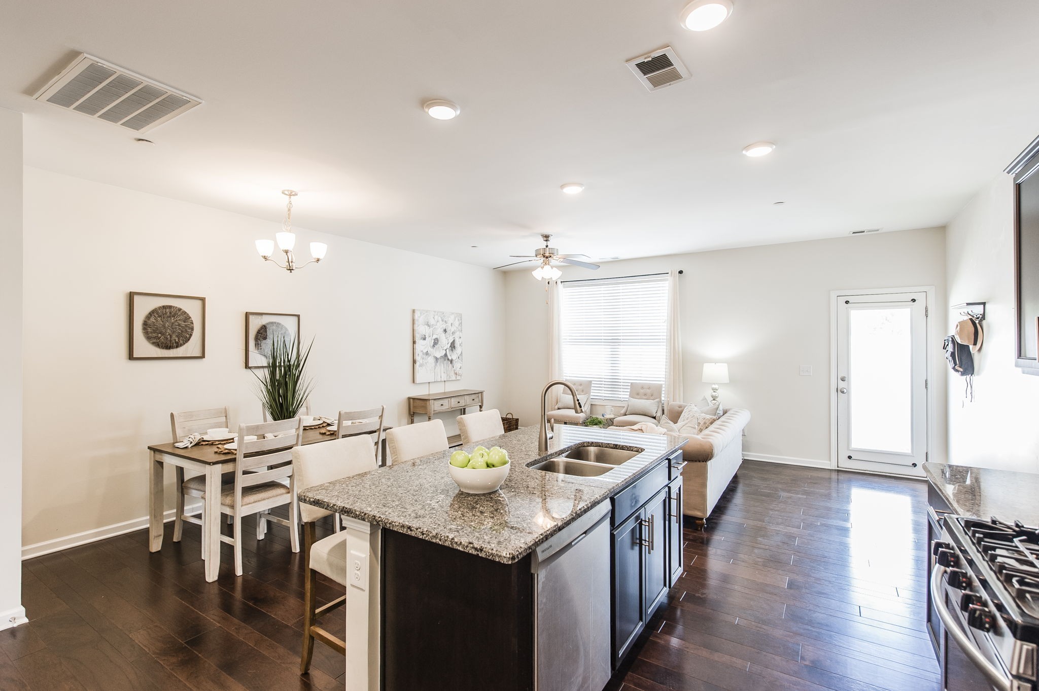 342 Manor Row Pleasant View, TN 37146 - Photo 15 of 45 a open kitchen with a table and chairs